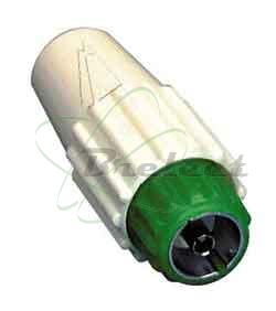 FICHE FEMELLE COAX VERTE