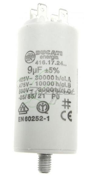 CONDENSATEUR DE DEMARRAGE 9UF 400V/450V