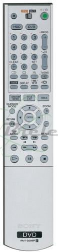 TELECOMMANDE SONY RMTD206P