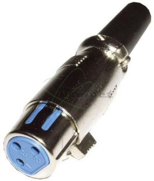 FICHE XLR FEMELLE 3 POLES LUTRONIC