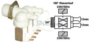 ELECTROVANNE 2 VOIES DIAM=12MM