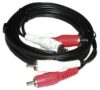 CABLE AUDIO 2X CINCH-MALE - LONG. 2.50M