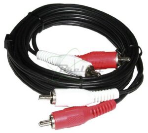 CABLE AUDIO 2X CINCH-MALE - LONG. 2.50M