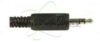FICHE JACK MALE 3.5MM STEREO NOIRE