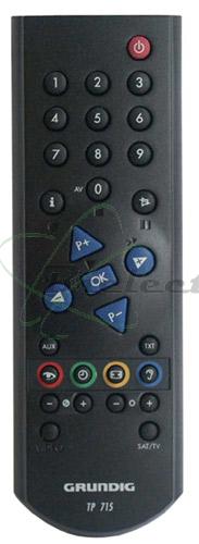 TELECOMMANDE NOIRE GRUNDIG TP715