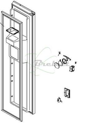 ENSEMBLE PORTE ARGENT COMPLET AVEC HOM-B
