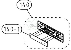 COMMANDE EN FACADE ARGENT DAEWOO
