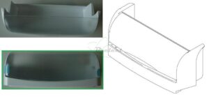BALCONNET BEURRIER + COUVERCLE DAEWOO