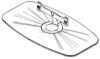 PIED SUPPORT PLASTIQUE PHILIPS
