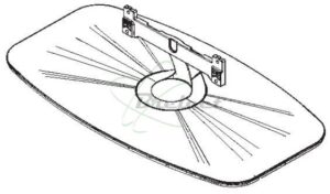 PIED SUPPORT PLASTIQUE PHILIPS