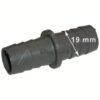 RACCORD DROIT TUYAU DE VIDANGE 19X19 mm