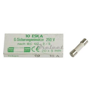 FUSIBLE 10A-T CERAMIQUE 5X20 MM par 10