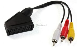 ADAPTATEUR PERITEL FEMELLE - 3 RCA MALES