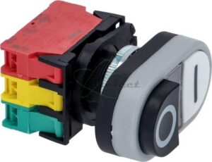 INTER POUSSOIR M/AI BLANC/NOIR 16A 250V