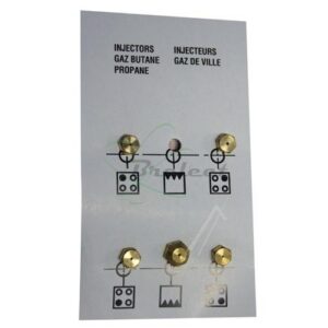 JEU INJECTEURS GAZ BUTANE