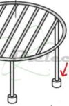 PIED TAMPON DE GRILLE MO (a l unite) LG