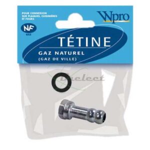 TETINE GAZ NATUREL POUR APPAREIL DE