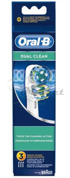 3 BROSSES A DENTS ORAL-B DUAL CLEAN