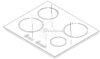 DESSUS EN VERRE - PLAQUE BRANDT