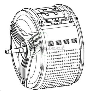 TAMBOUR AVEC CROISILLON MIELE