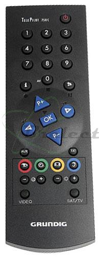 TELECOMMANDE GRUNDIG TP750C ANTHRACITE