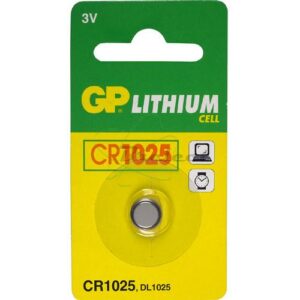 PILE BOUTON CR1025 3V LITHIUM GP