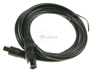 CORDON ANTENNE 1.5M NOIR MALE / FEM.9MM