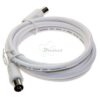 CORDON ANTENNE M/F 1.5 M BLANC COAXIAL