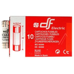 FUSIBLE 10.3mm x 38 mm 4A par 10