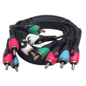 CORDON 5X FICHES RCA -COMPONENT + AUDIO