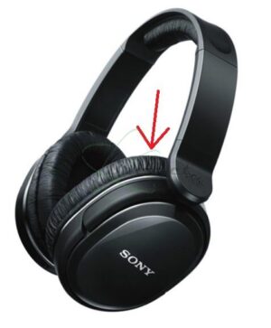 COUSSIN - MOUSSE DE CASQUE SONY