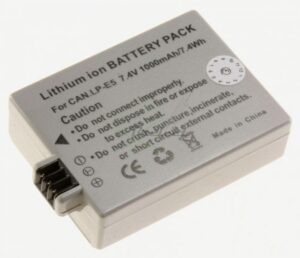 BATTERIE 7.4V-1000MAH pour CANON LP-E5
