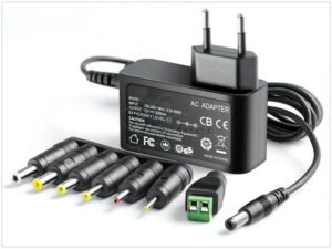BLOC ALIMENTATION + FICHES 12V. DC. 2A