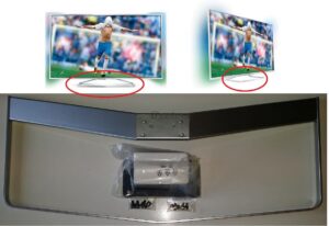SOCLE - PIED COMPLET DE TV PHILIPS