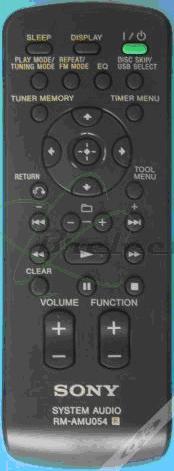 TELECOMMANDE SONY RM-AMU054 RMAMU054