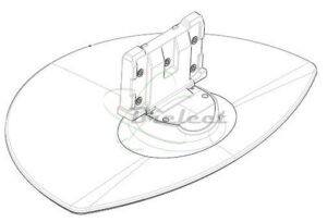 PIED COMPLET (BASE + SUPPORT DE PIED) LG
