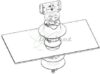 PIED - SOCLE de TV LG