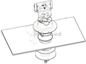 PIED - SOCLE de TV LG