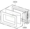 PORTE ASSEMBLEE DE MICRO ONDE LG