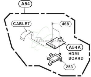 CARTE HDMI LG - PCB ASSY