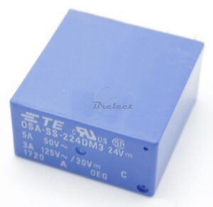 RELAIS 2 CONTACTS 24VDC 3A-125V