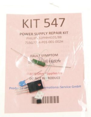 KIT ALIMENTATION POUR PLATINE PHILIPS
