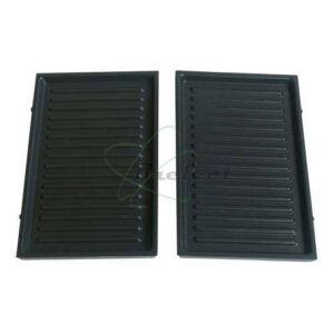 JEU DE 2 PLAQUES GRILL TEFAL