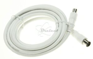 CORDON ANTENNE COAX TV - Longueur: 3.5m