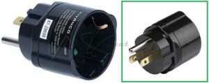 ADAPTATEUR PRISE SECTEUR USA -> EURO
