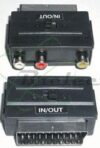 ADAPTATEUR PERITEL 3 RCA FEMELLE