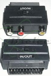 ADAPTATEUR PERITEL 3 RCA FEMELLE