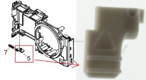 BOUTON DE BLOCAGE BATTERIE PANASONIC