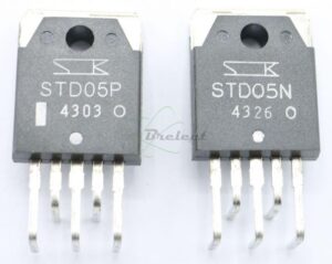 TRANSISTORS PUISSANCE STD05P + STD05N